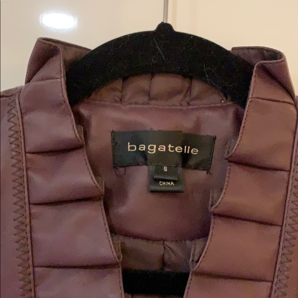 Maroon Leather Jacket - image 2